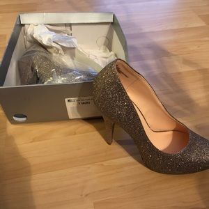 Multi Glitter pumps